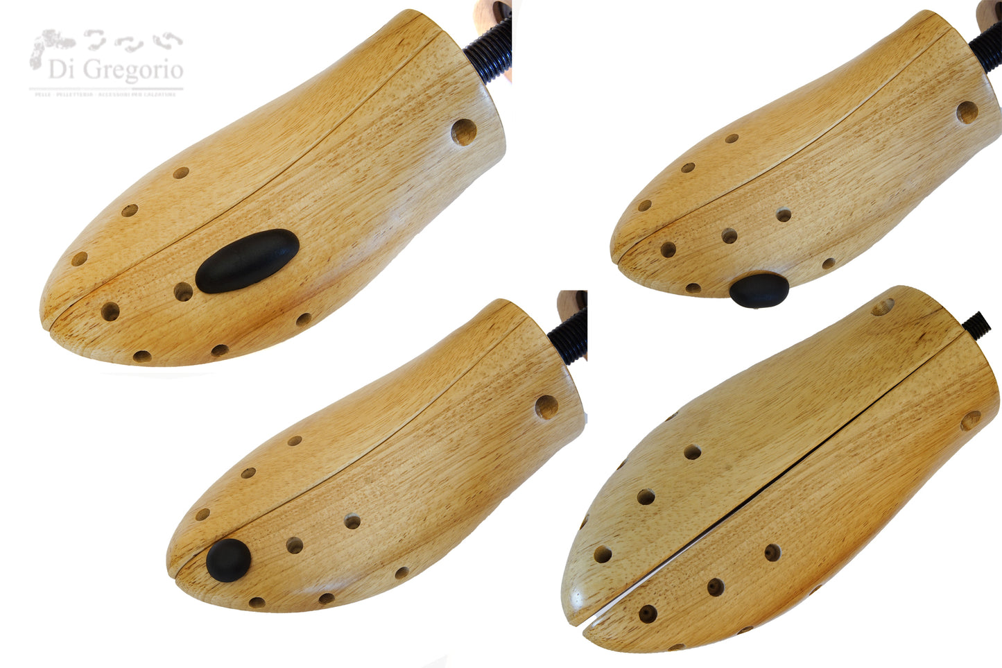 Allargascarpe in Legno Regolabile Ambidestro per Scarpe Strette | Ideale per Calli, Alluce e Piedi Gonfi - 1 Pezzo