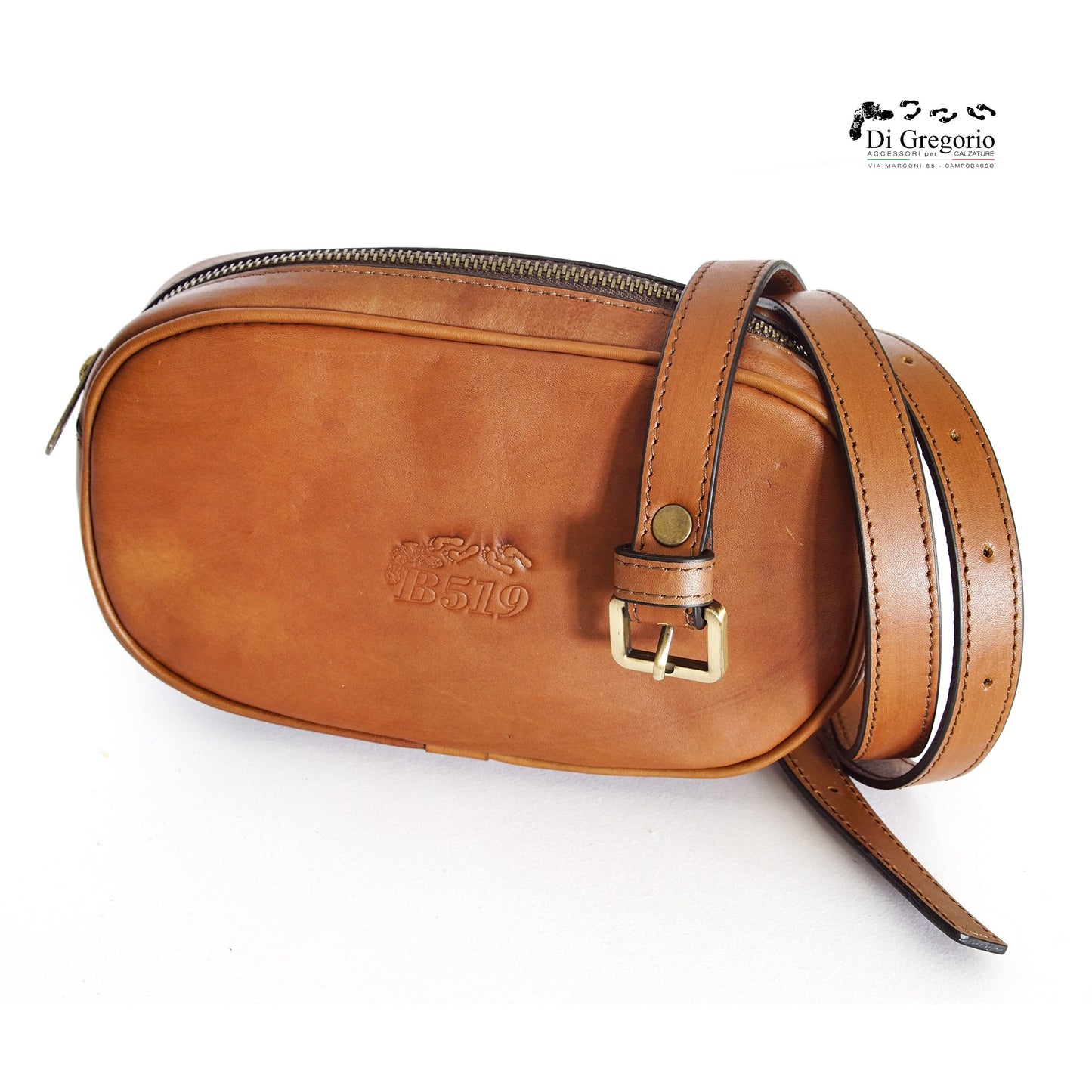 Marsupio Uomo Donna in Vera Pelle Artigianale Made in Italy con Cintura Regolabile