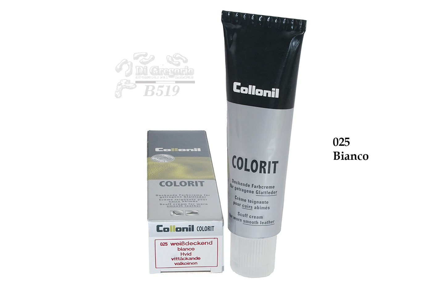 Collonil Colorit Crema Coprente per Pelle Liscia 50ml Ritocco Scarpe, Borse e Divani