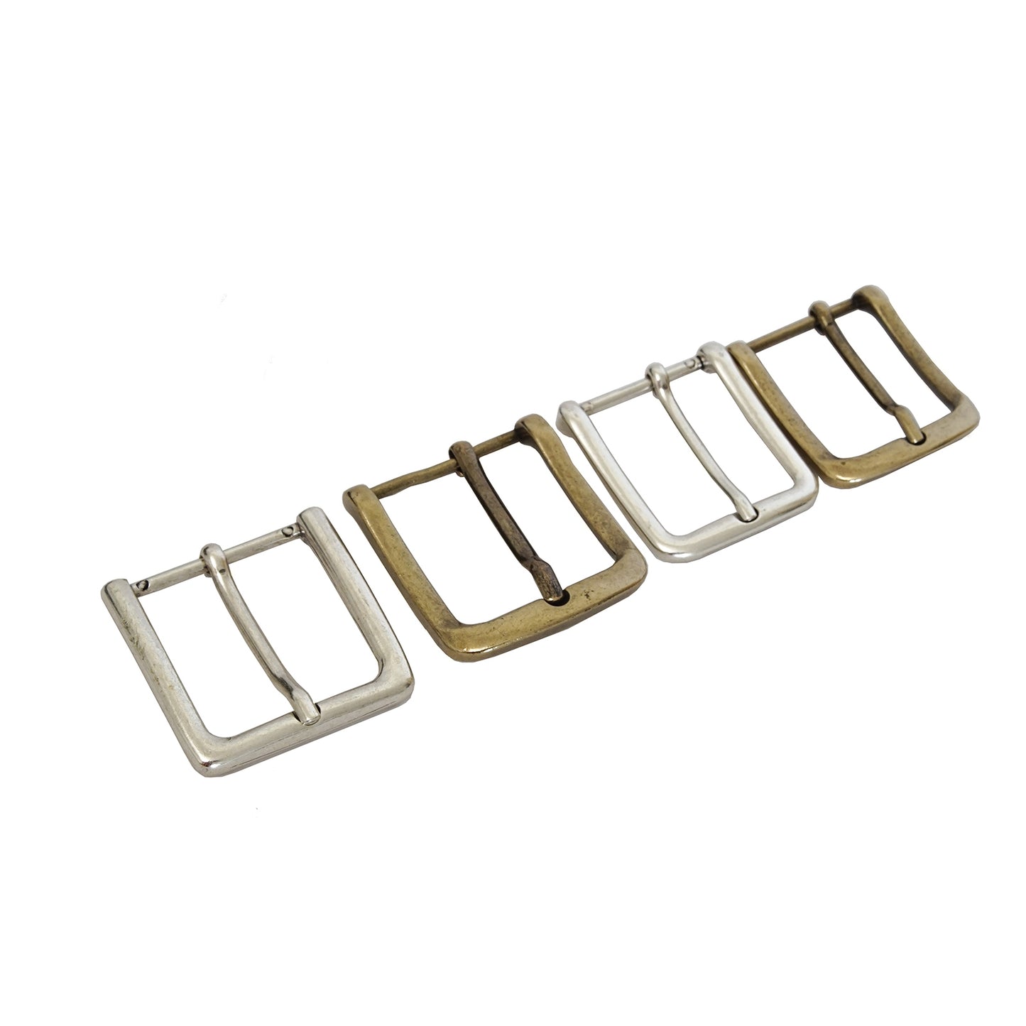 Fibbia anallergica Nichel Free ricambio cinture mm.35 e 40 argento e oro vecchio