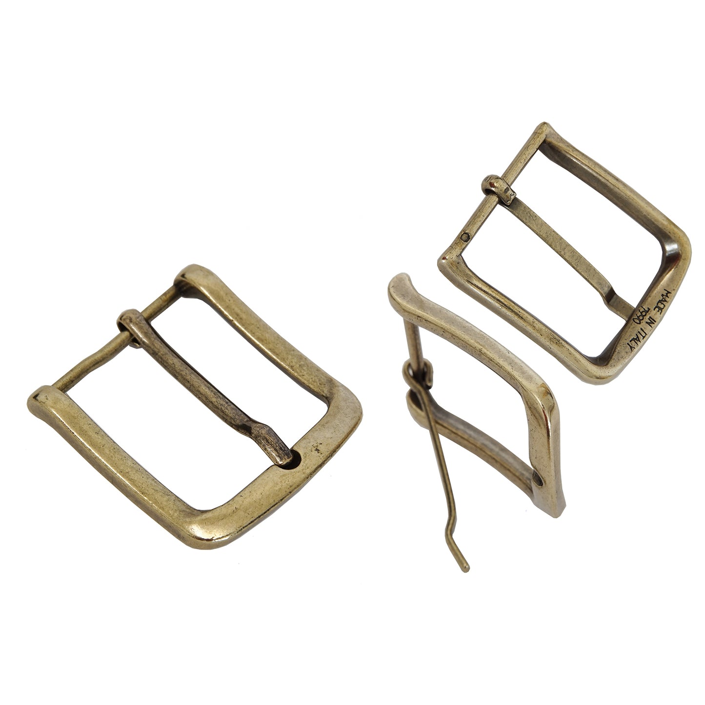 Fibbia anallergica Nichel Free ricambio cinture mm.35 e 40 argento e oro vecchio