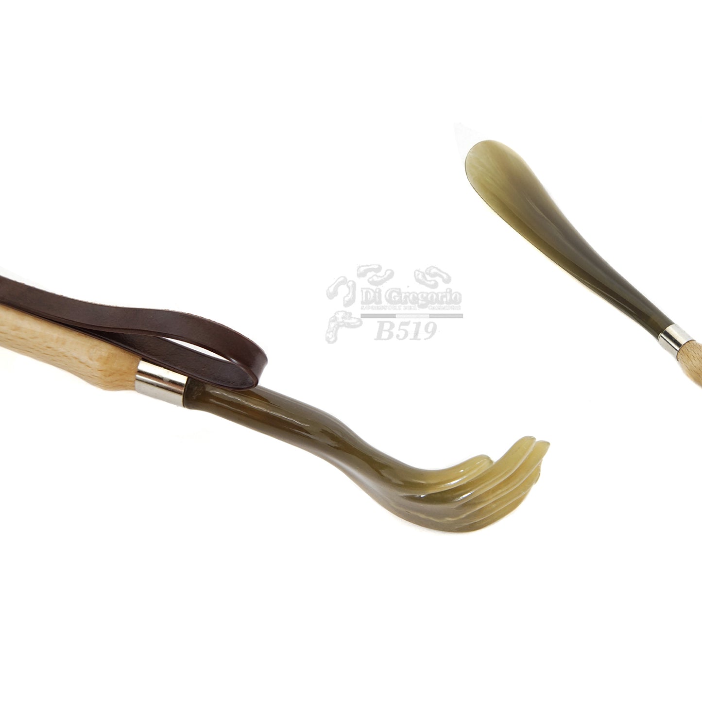 Calzante calzascarpe lungo cm 56 in plastica con pratica manina gratta schiena