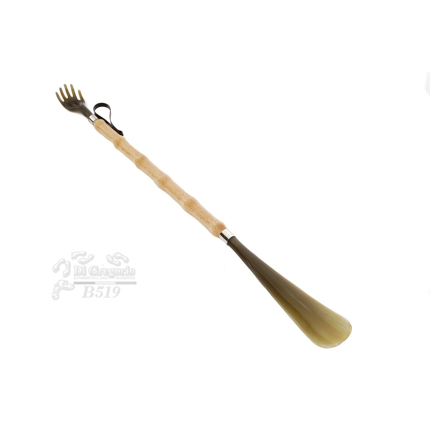 Calzante calzascarpe lungo cm 56 in plastica con pratica manina gratta schiena