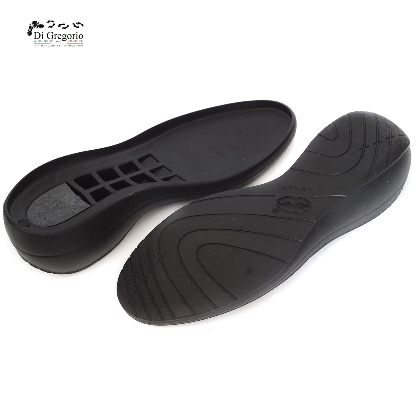 Suola in gomma Vibram mescola Vi-lite Sofia per scarpe casual e comfort