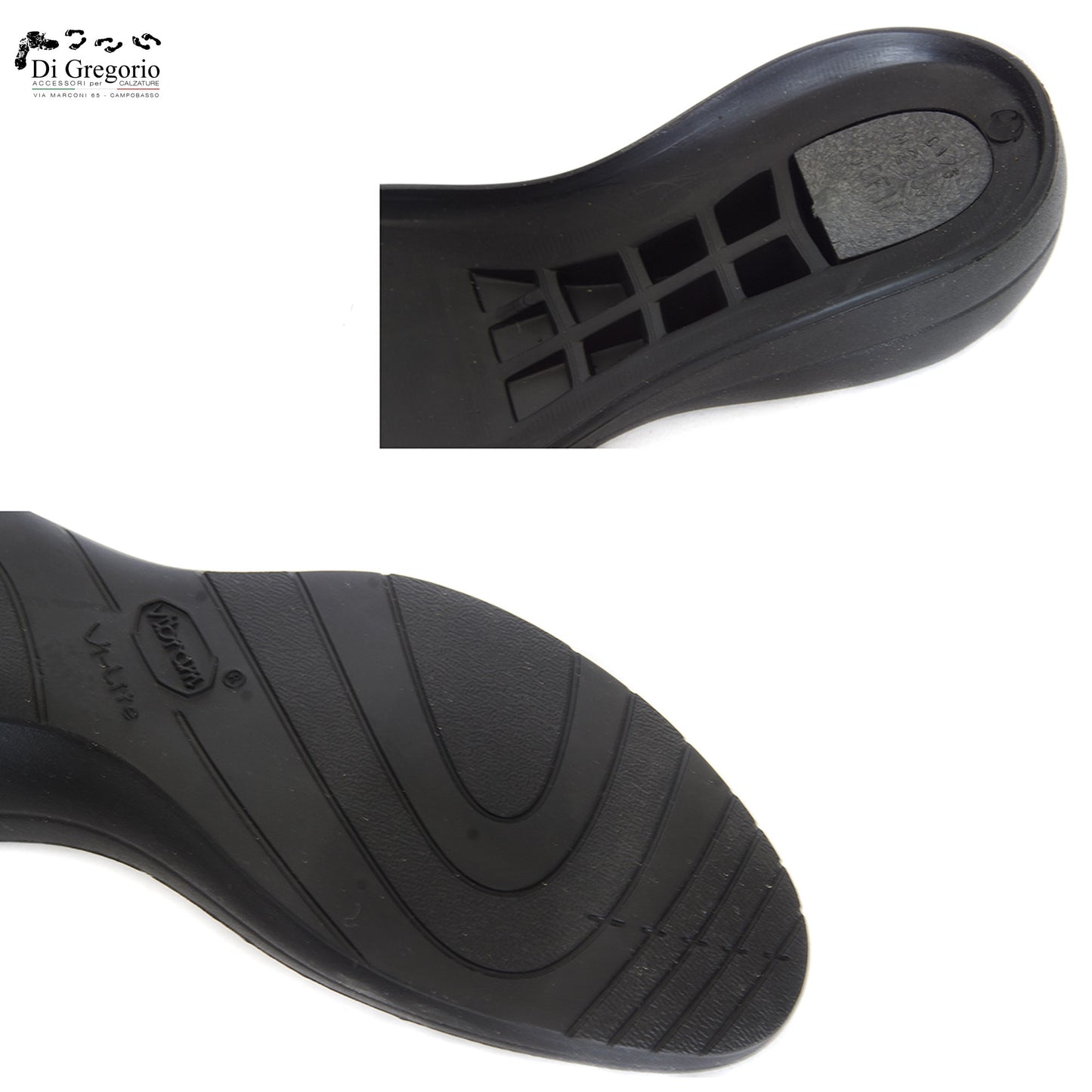 Suola in gomma Vibram mescola Vi-lite Sofia per scarpe casual e comfort