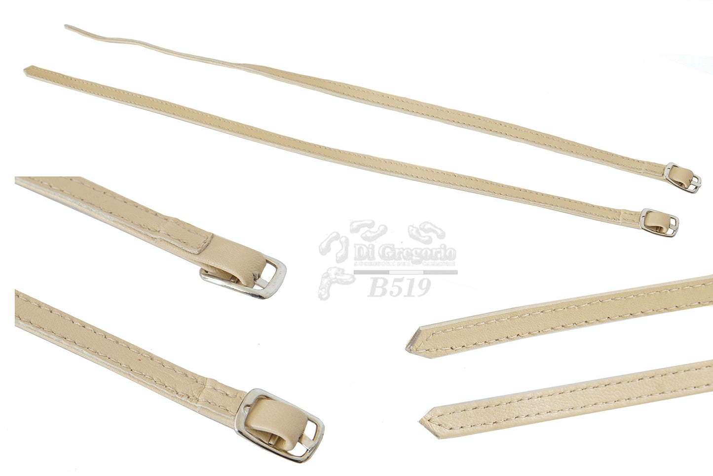 Cinturini Ricambio per Scarpe Decolletè in Vera Pelle Foderata 8 mm x 31 cm – Cinturini di Sostituzione per Scarpe Donna