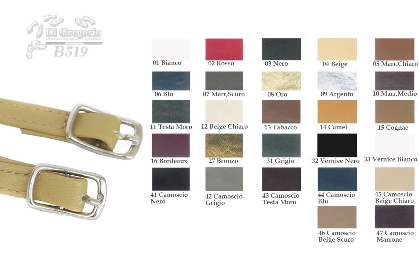Cinturini Ricambio per Scarpe Decolletè in Vera Pelle Foderata 8 mm x 31 cm – Cinturini di Sostituzione per Scarpe Donna