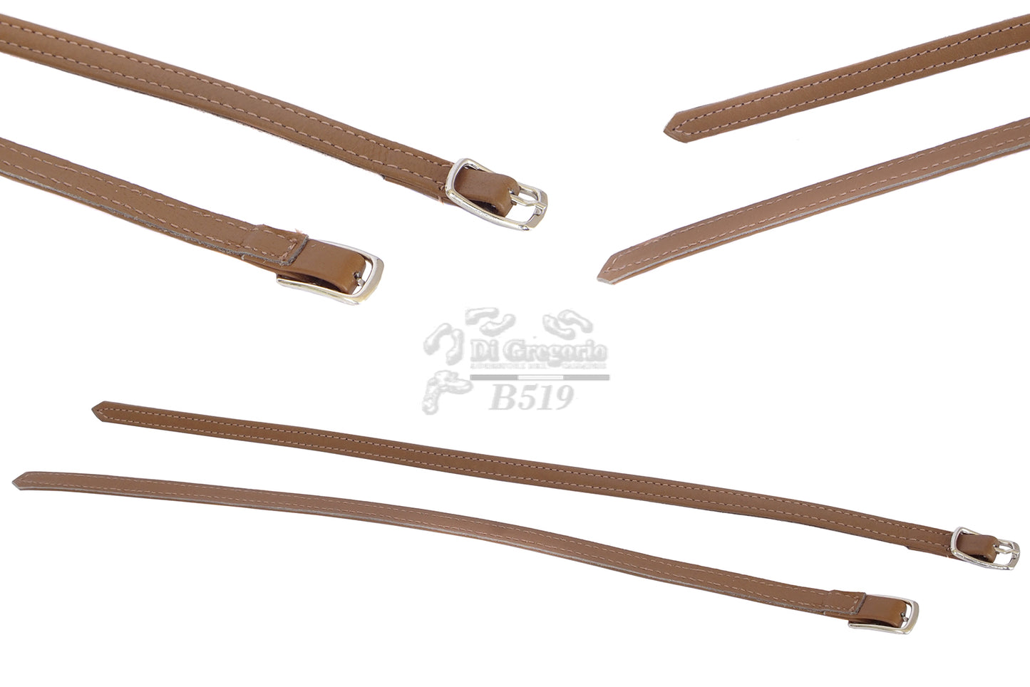 Cinturini Ricambio per Scarpe Decolletè in Vera Pelle Foderata 8 mm x 31 cm – Cinturini di Sostituzione per Scarpe Donna