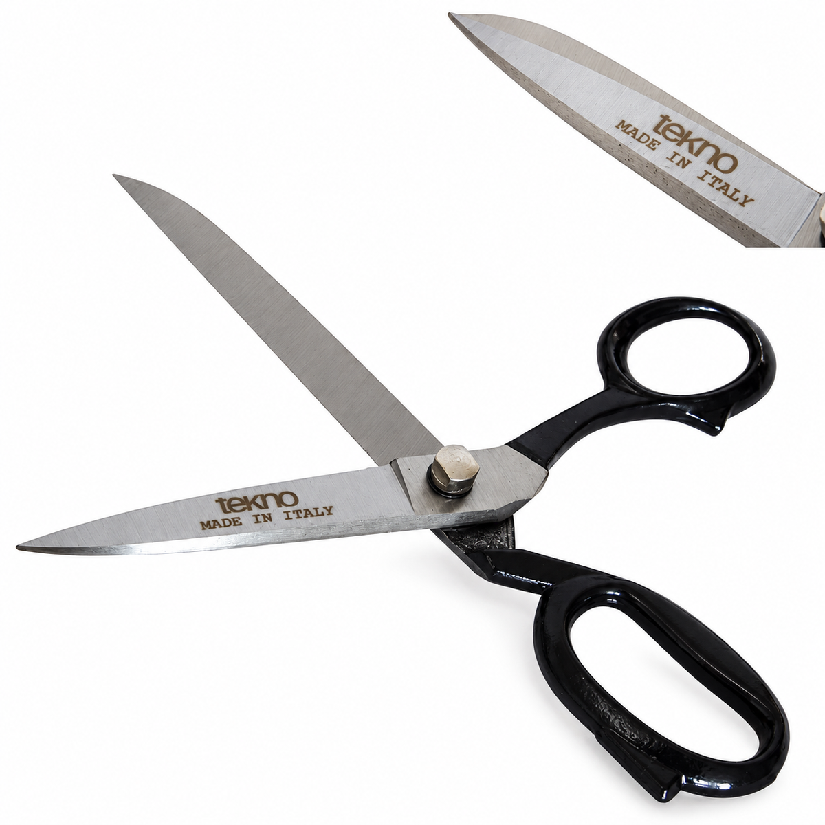 Forbici da Sarto Tekno in Acciaio Inox – Cesoie per Sartoria e Pelletteria, Made in Italy