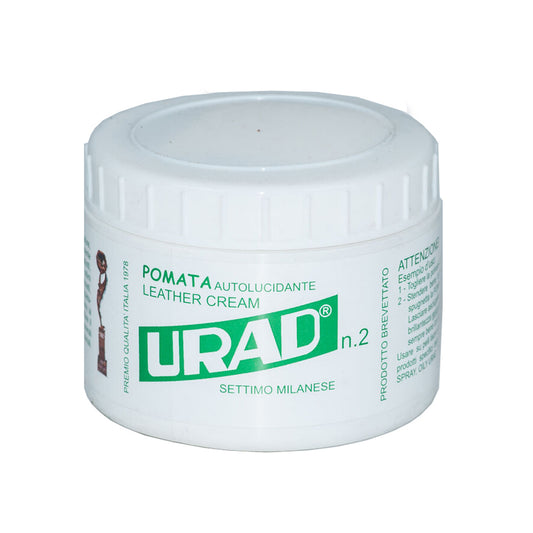 Urad Pomata Autolucidante 200 ml per Scarpe Pelle Divani Borse e Interni Auto