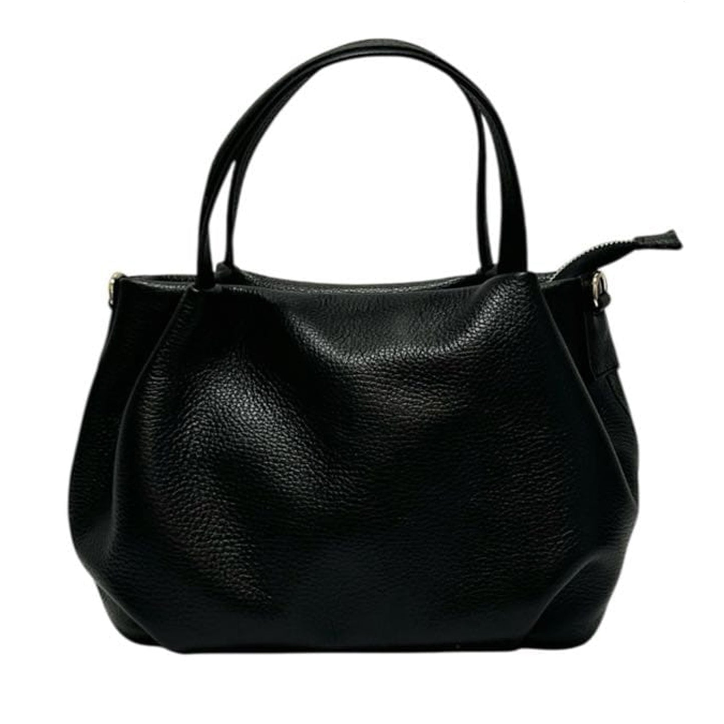 Borsa donna in vera pelle morbida a mano con tracolla regolabile made in italy