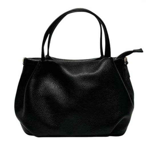 Borsa donna in vera pelle morbida a mano con tracolla regolabile made in italy