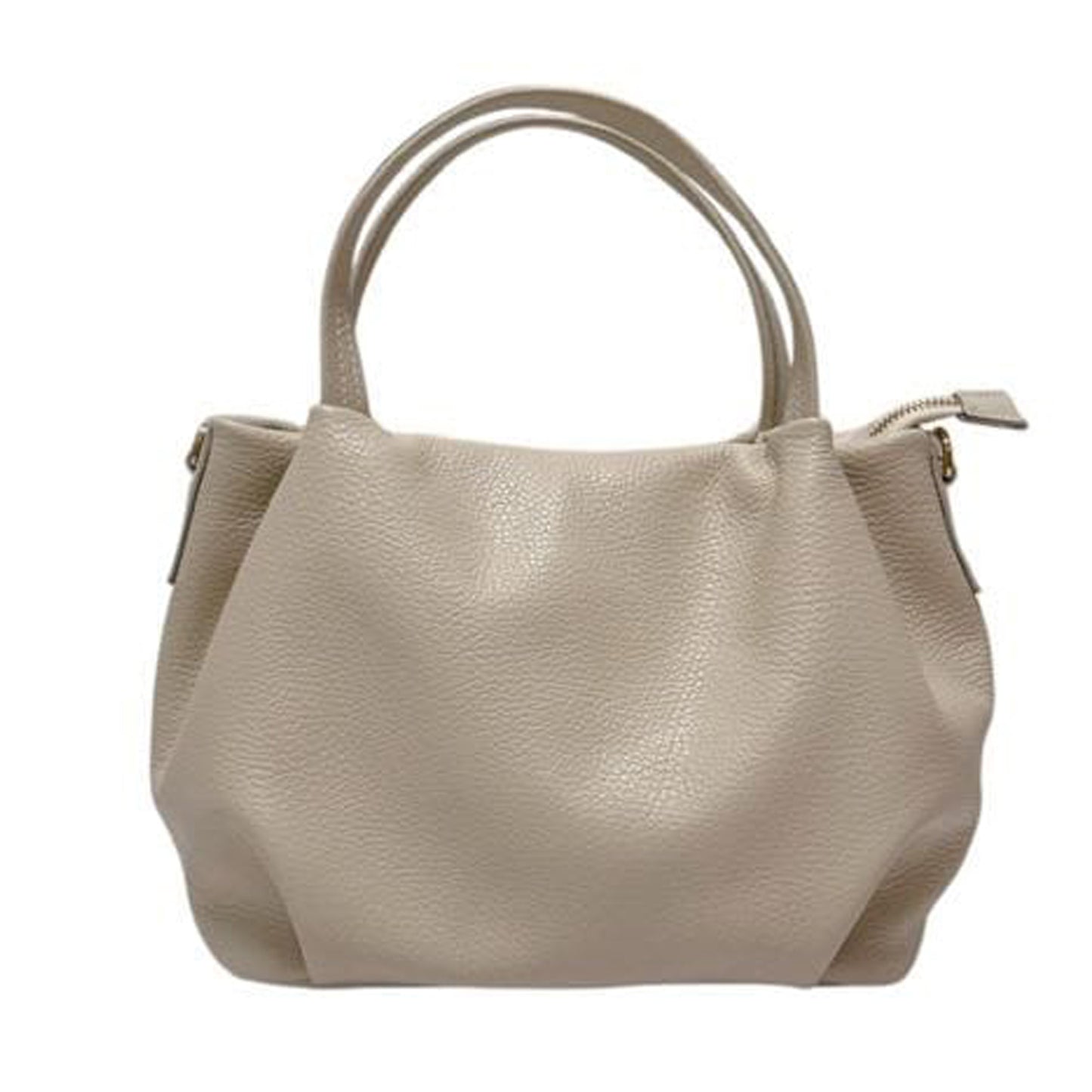 Borsa donna in vera pelle morbida a mano con tracolla regolabile made in italy