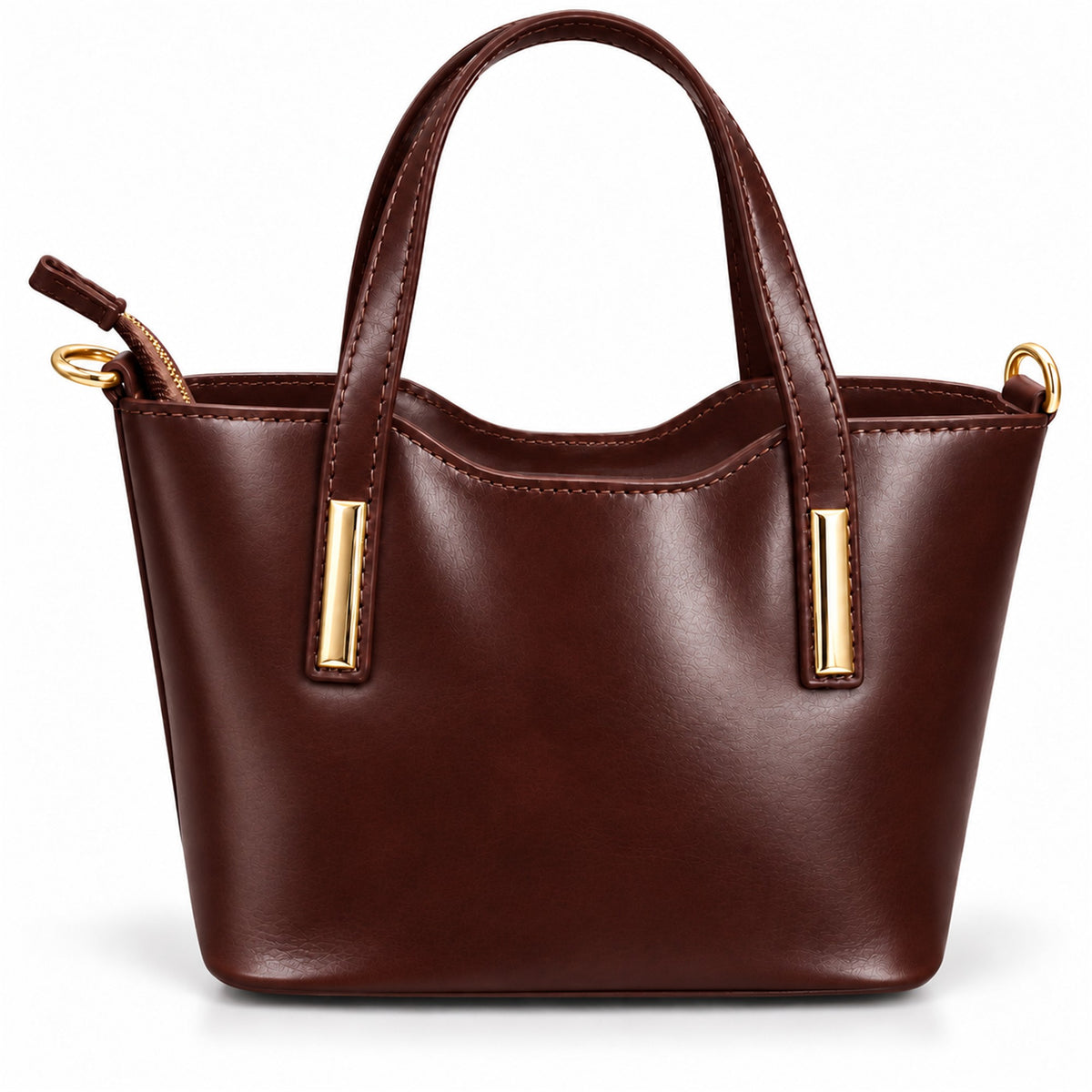 Borsa Donna in Vera Pelle Vacchetta Tracolla  Regolabile e Rimuovibile con cerniera  Made in Italy