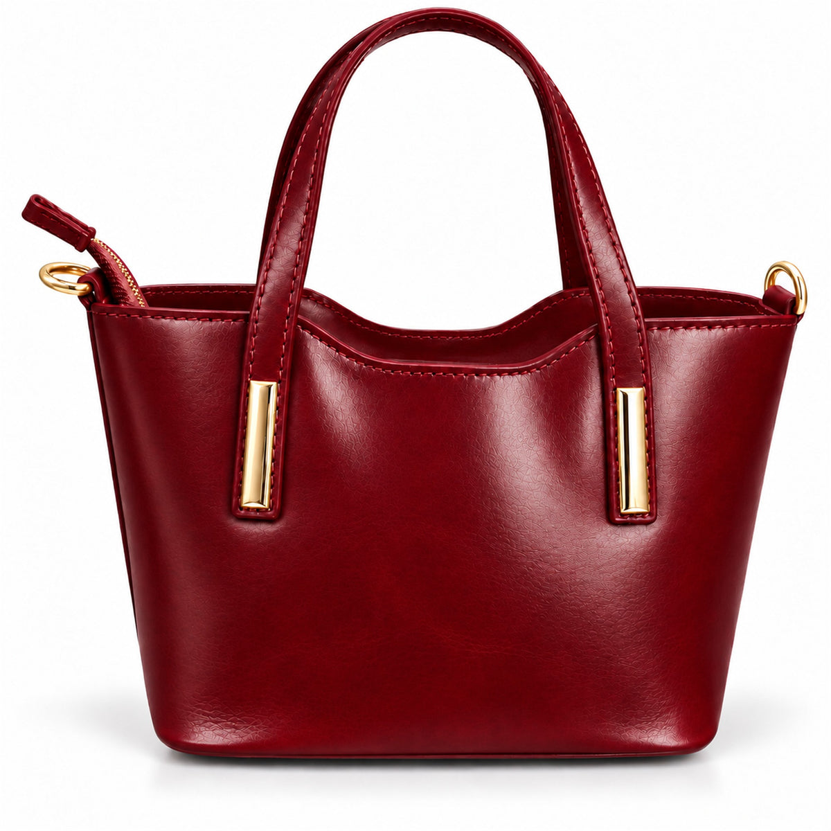 Borsa Donna in Vera Pelle Vacchetta Tracolla  Regolabile e Rimuovibile con cerniera  Made in Italy