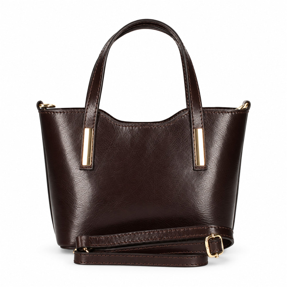 Borsa Donna in Vera Pelle Vacchetta Tracolla  Regolabile e Rimuovibile con cerniera  Made in Italy