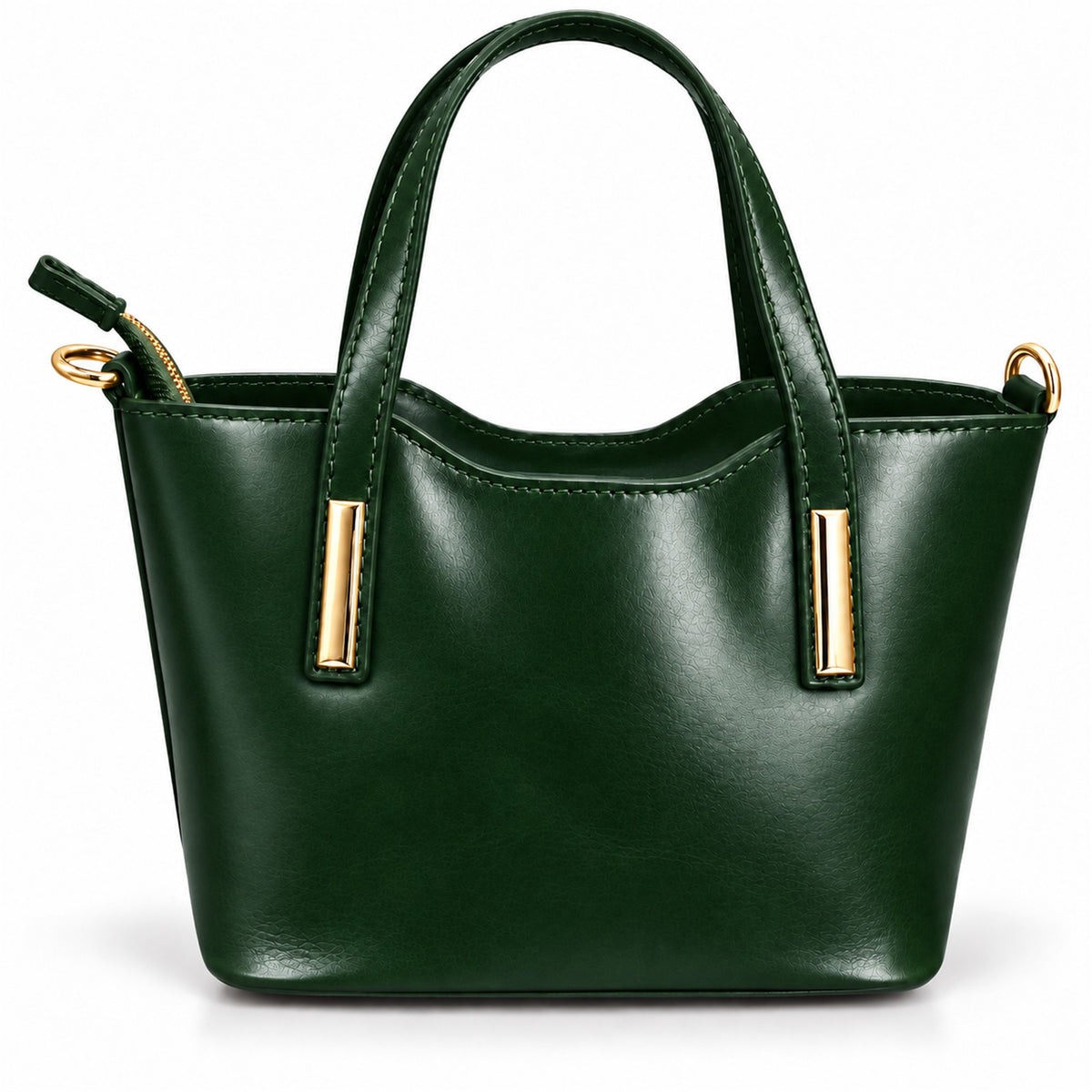 Borsa Donna in Vera Pelle Vacchetta Tracolla  Regolabile e Rimuovibile con cerniera  Made in Italy