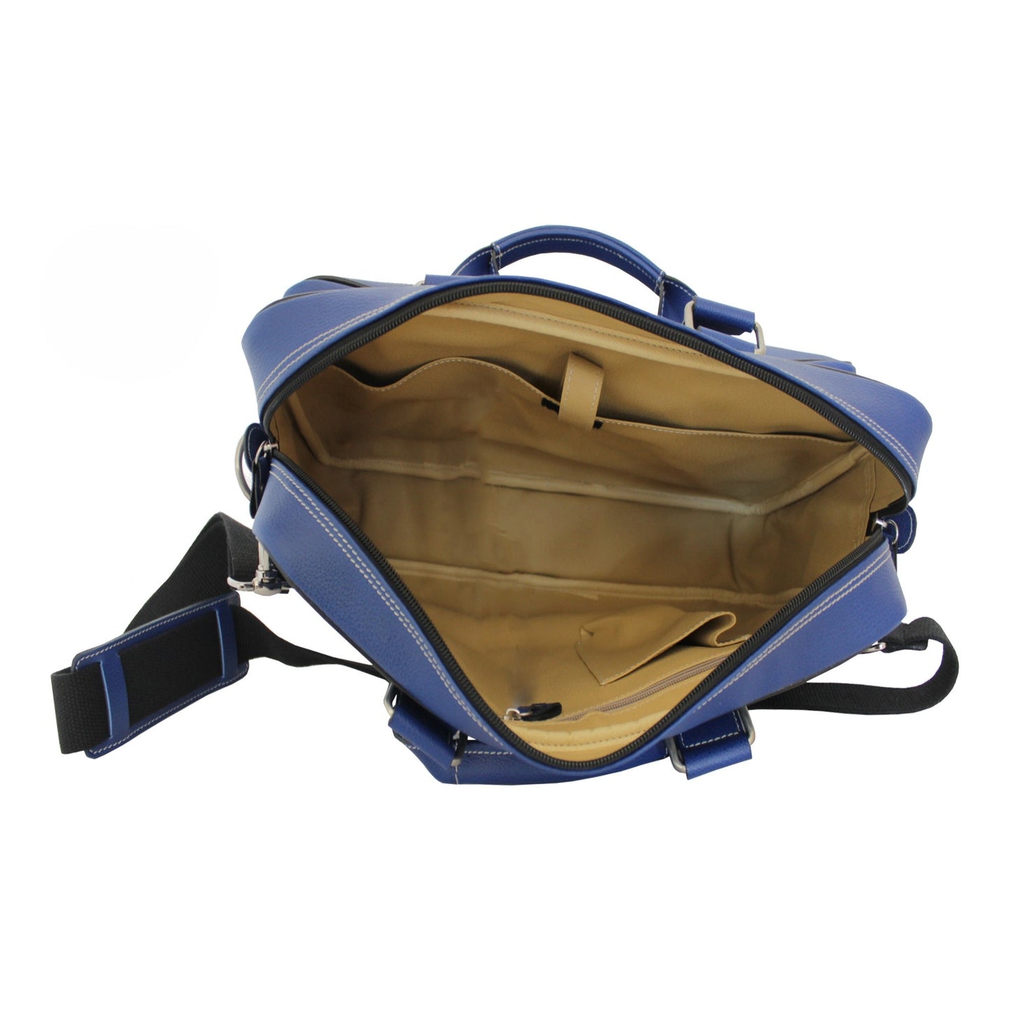 Cartella in Vera Pelle 24 Ore – Borsa Professionale con Tracolla Regolabile Made in Italy