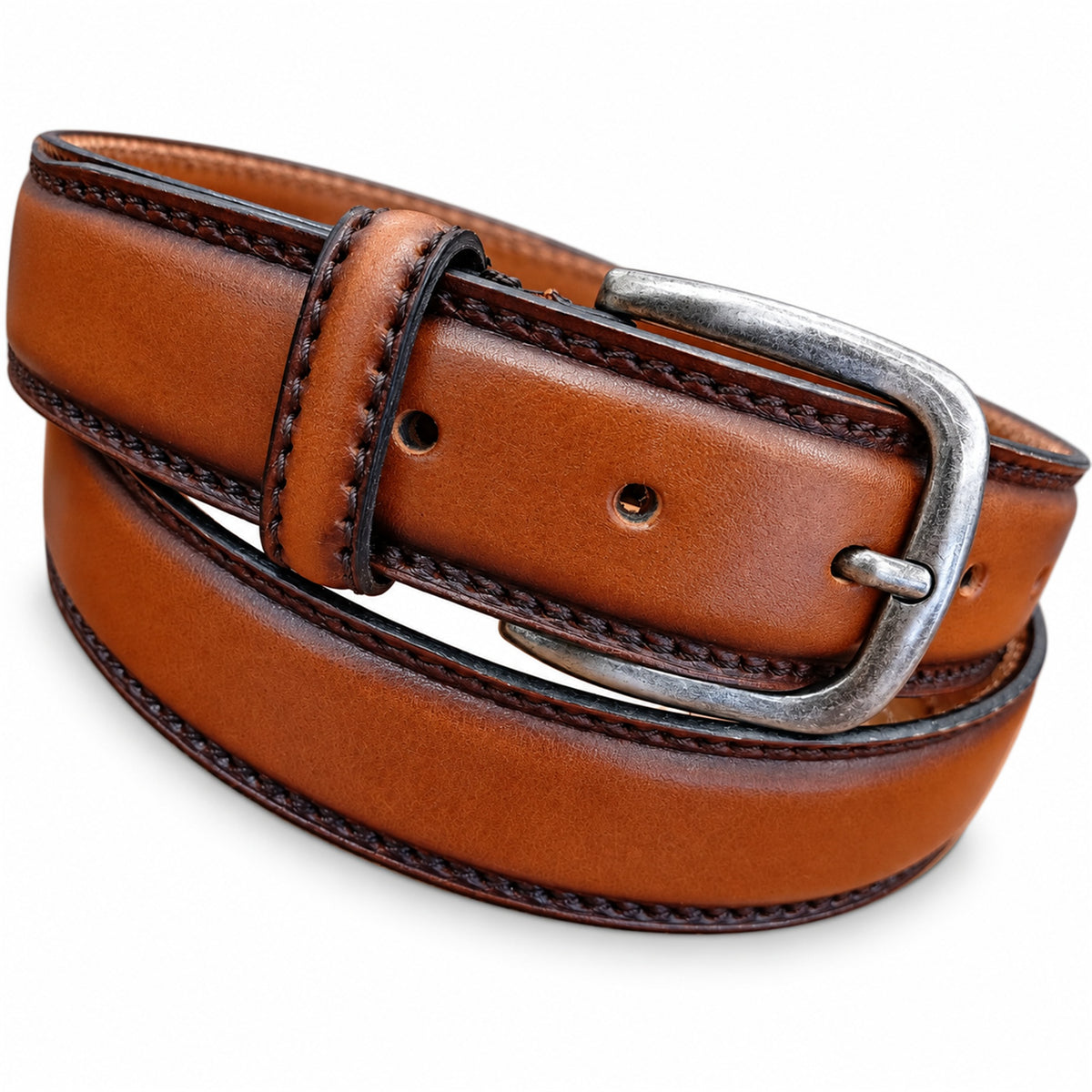 Cintura Uomo Donna Vera Pelle 35 mm Artigianale Made in Italy Regolabile