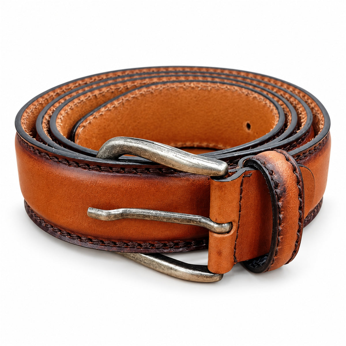 Cintura Uomo Donna Vera Pelle 35 mm Artigianale Made in Italy Regolabile