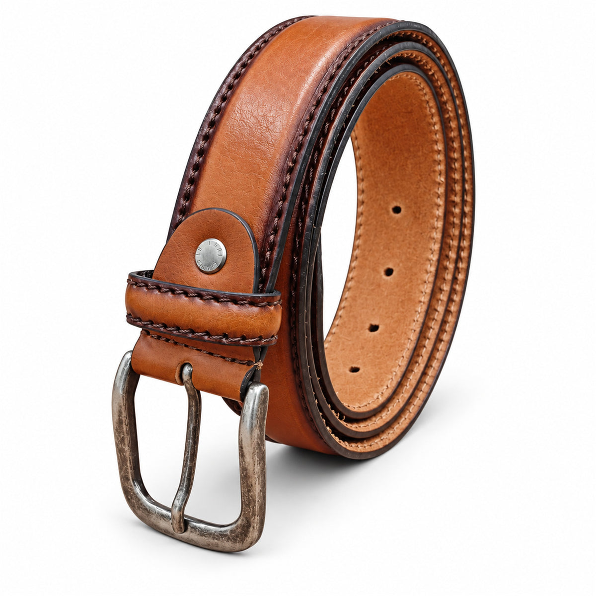 Cintura Uomo Donna Vera Pelle 35 mm Artigianale Made in Italy Regolabile