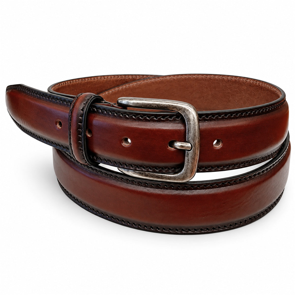 Cintura Uomo Donna Vera Pelle 35 mm Artigianale Made in Italy Regolabile