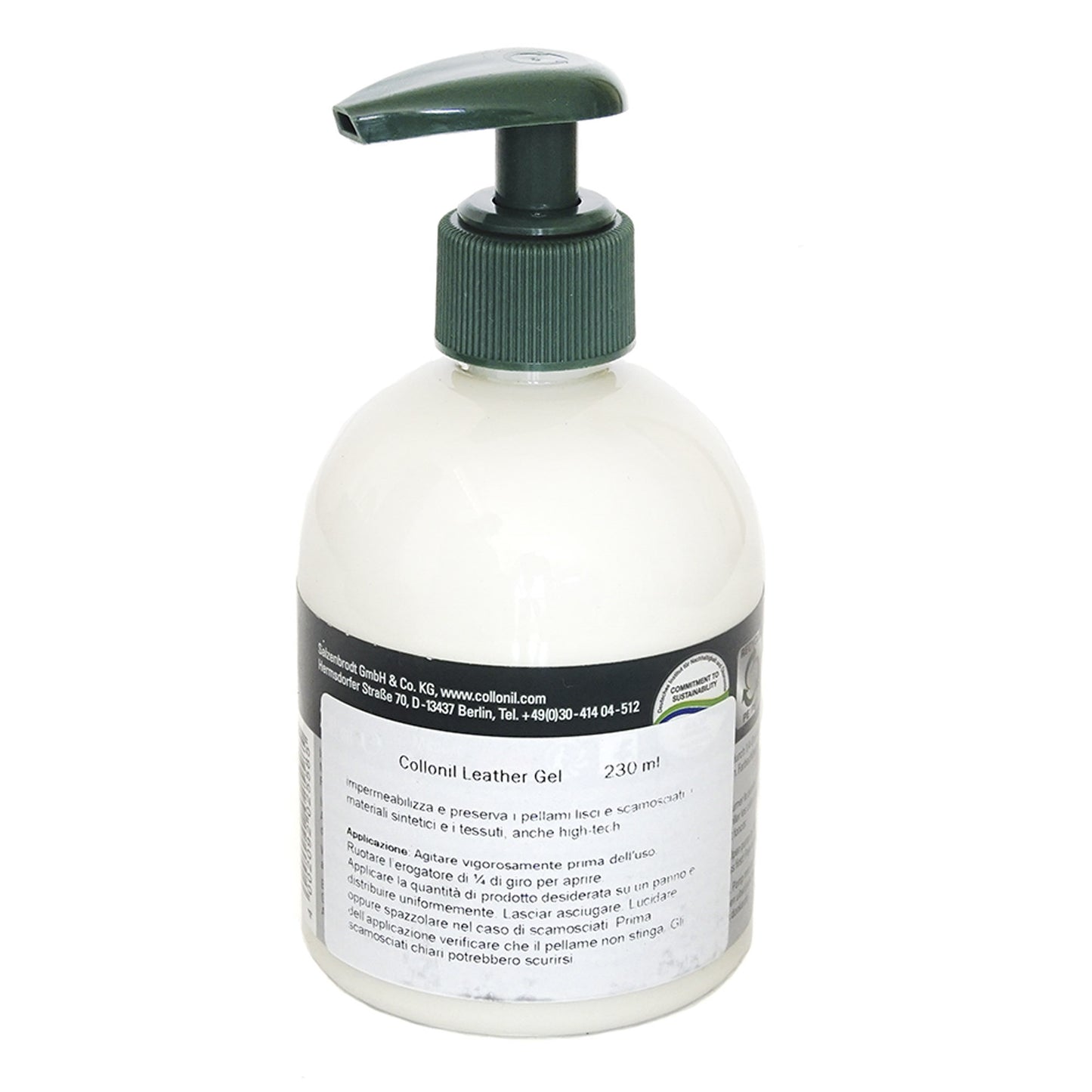 Collonil Leather Gel Impermeabilizzante per Pelle Liscia, Camoscio, Nubuck e Materiali Tecnici