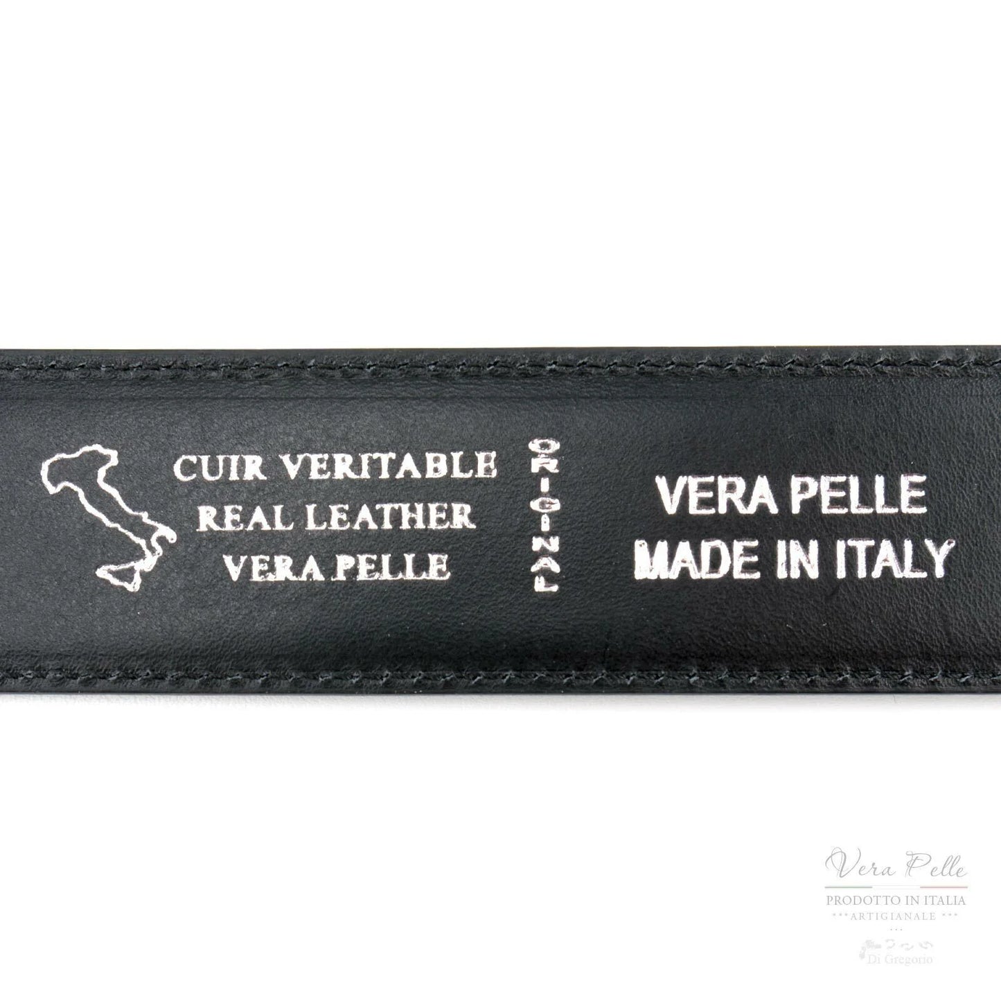 Cinta da uomo lucida vera pelle anche la fodera elegante da cerimonia cm.3,5 fibbia nichel free