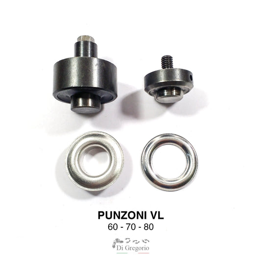 Punzone per applicare occhielli vela misure VL60/70/80 torchio matrici ricambio