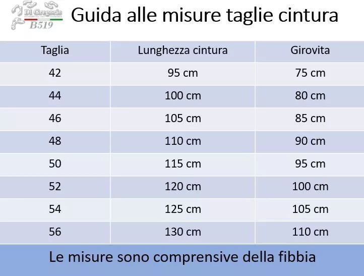 Cintura in vera pelle artigianale uomo e donna mm 35 regolabile Accorciabile doppia cucitura