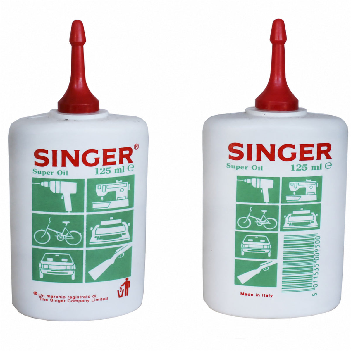 Olio singer lubrificante universale per macchine da cucire 125 ml antiruggine anticorrosione