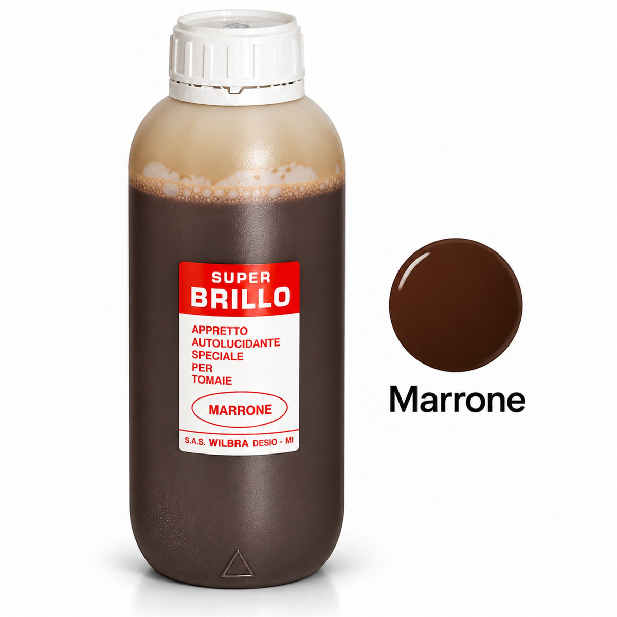 Super Brillo Wilbra 1 L Appretto Autolucidante Ravviva Colore Scarpe Borse e Pelle