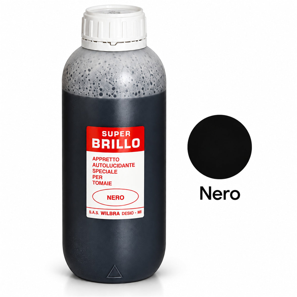 Super Brillo Wilbra 1 L Appretto Autolucidante Ravviva Colore Scarpe Borse e Pelle