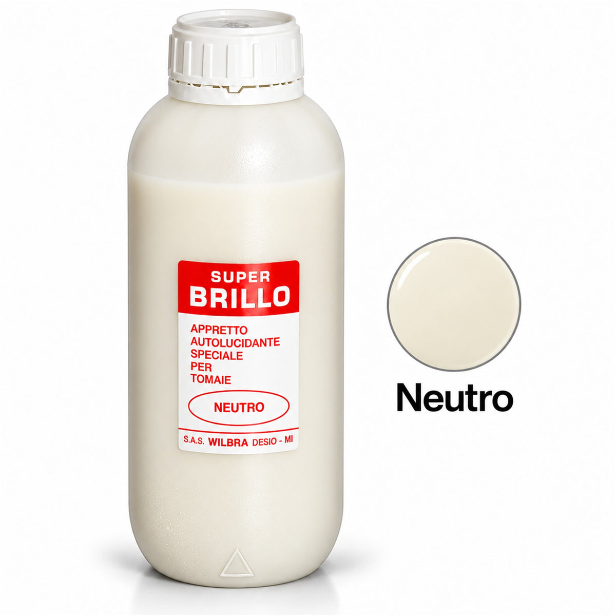 Super Brillo Wilbra 1 L Appretto Autolucidante Ravviva Colore Scarpe Borse e Pelle