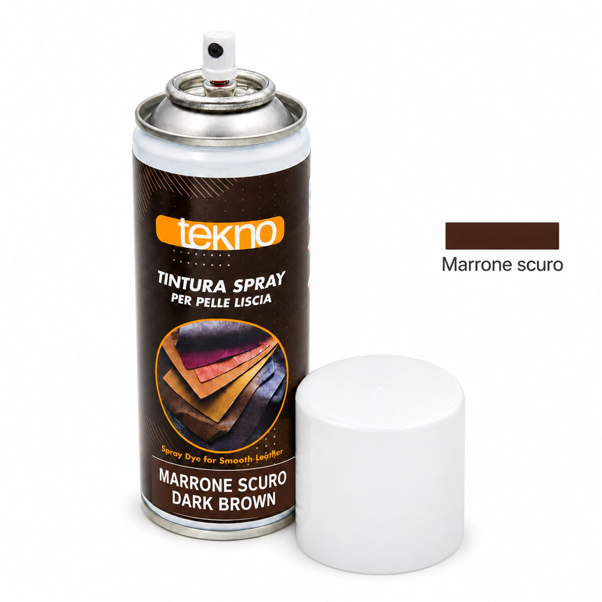 Tintura Spray Tekno per Pelle Liscia  Ricolorante Coprente per Scarpe Borse e Giacche