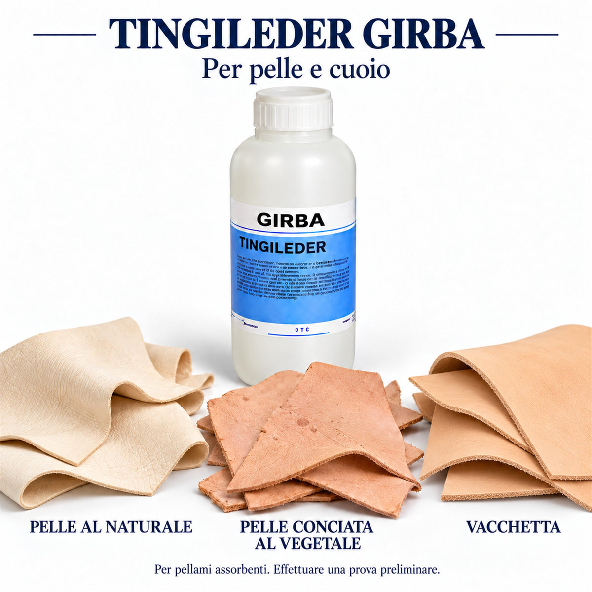 Tingileder da LT1 Tintura Penetrante per Cuoio e Pelle Ravvivante Colorante effetto sfumato