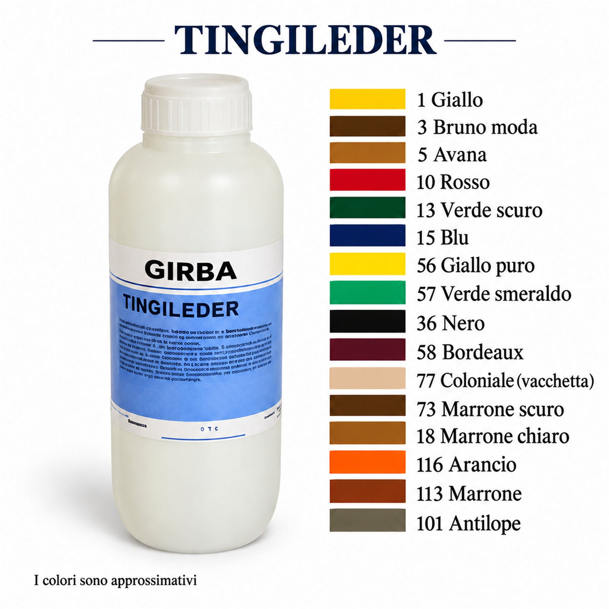 Tingileder da LT1 Tintura Penetrante per Cuoio e Pelle Ravvivante Colorante effetto sfumato