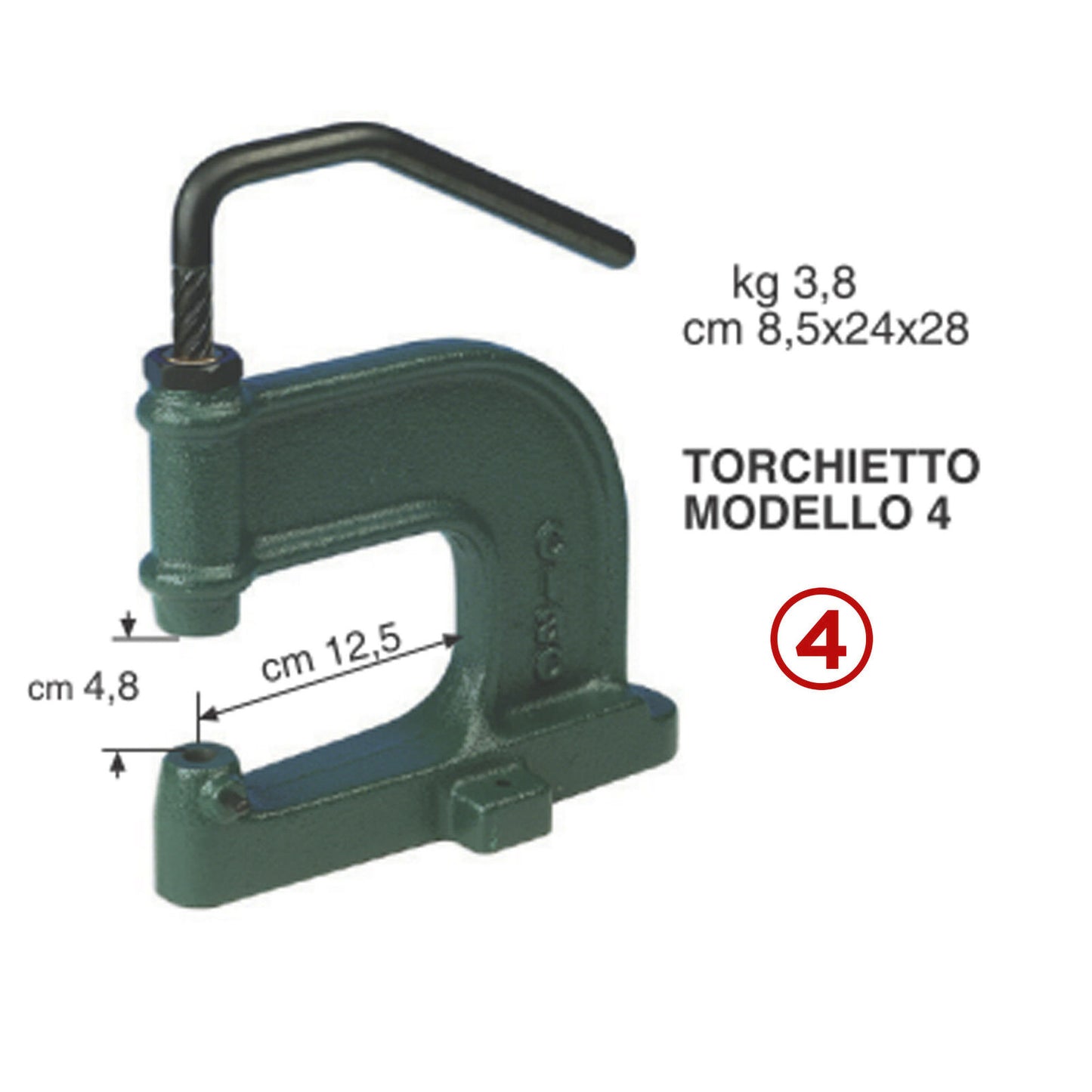 Torchietto per applicare Bottoni a pressione Occhielli Fori torchio rivettatrice